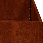 Weathering Steel Planter 200x40cm Raised Garden Bed | HomeAndLiving