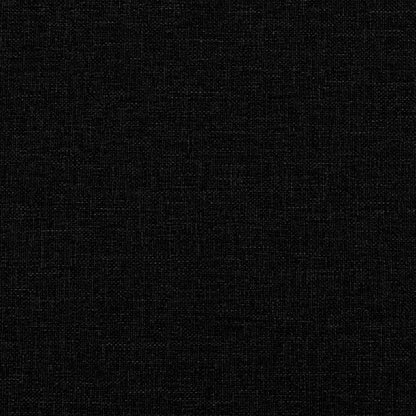 Loveseat Sofa Black 120 cm Fabric