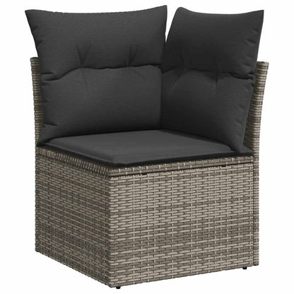 Garden Sofa Set with Cushions Modular Sofa 9 Pcs Poly Rattan - Comfort & Style