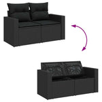 Garden Sofa Set with Cushions Modular Sofa 6 Pcs - Relax in Style