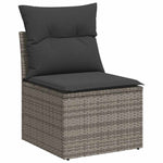 9 Piece Garden Sofa Set with Cushions Poly Rattan - Comfort & Style