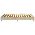 Queen Bed Frame Sonoma Oak Engineered Wood | HomeAndLiving