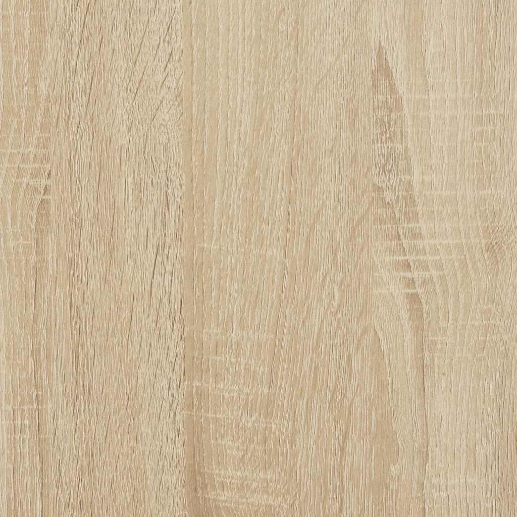 Queen Bed Frame Sonoma Oak Engineered Wood | HomeAndLiving