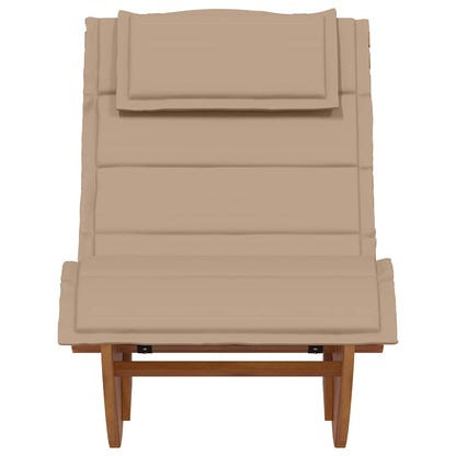 Durable Rocking Sun Lounger with Cushion Living Space Upgrade Patio Relax 
