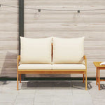 Decorative Garden Bench with Cushion Oil Garden Gathering Garden Leisure
