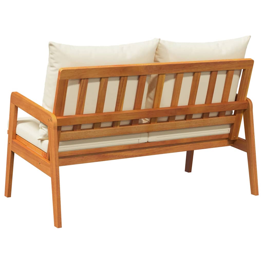 Decorative Garden Bench with Cushion Oil Garden Gathering Garden Leisure 
