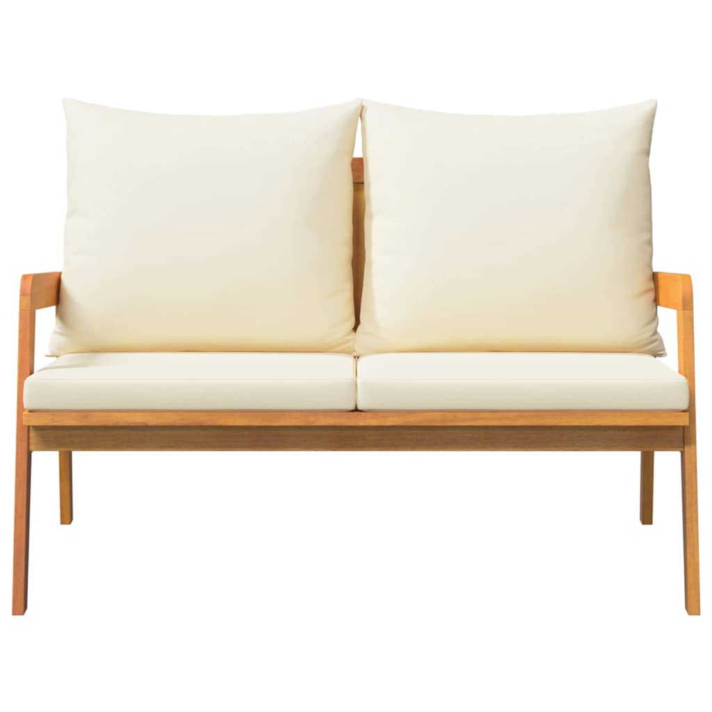 Decorative Garden Bench with Cushion Oil Garden Gathering Garden Leisure 