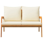 Decorative Garden Bench with Cushion Oil Garden Gathering Garden Leisure