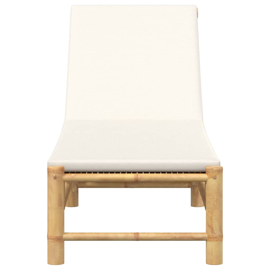 Minimalist Sun Lounger with Cushions 55x199x30 Daily Living Essential Summer 