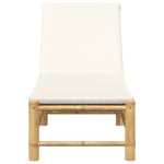 Minimalist Sun Lounger with Cushions 55x199x30 Daily Living Essential Summer