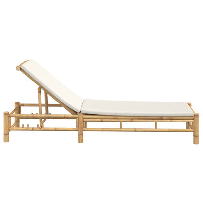 Minimalist Sun Lounger with Cushions 55x199x30 Daily Living Essential Summer 