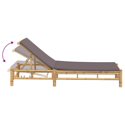 Versatile Sun Lounger with Cushions 55x199x30 Home Use Evening 