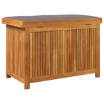 Functional Outdoor Cushion Box 90x50x60.5 Living Space Solid Wood Acacia