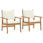Comfortable Garden Chair with Cushion 2 Indoor Outdoor Use Patio Relax