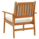 Comfortable Garden Chair with Cushion 2 Indoor Outdoor Use Patio Relax