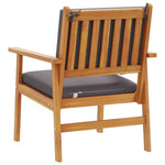 Space Saving Garden Chair with Cushion 2 Outdoor Retreat Evening