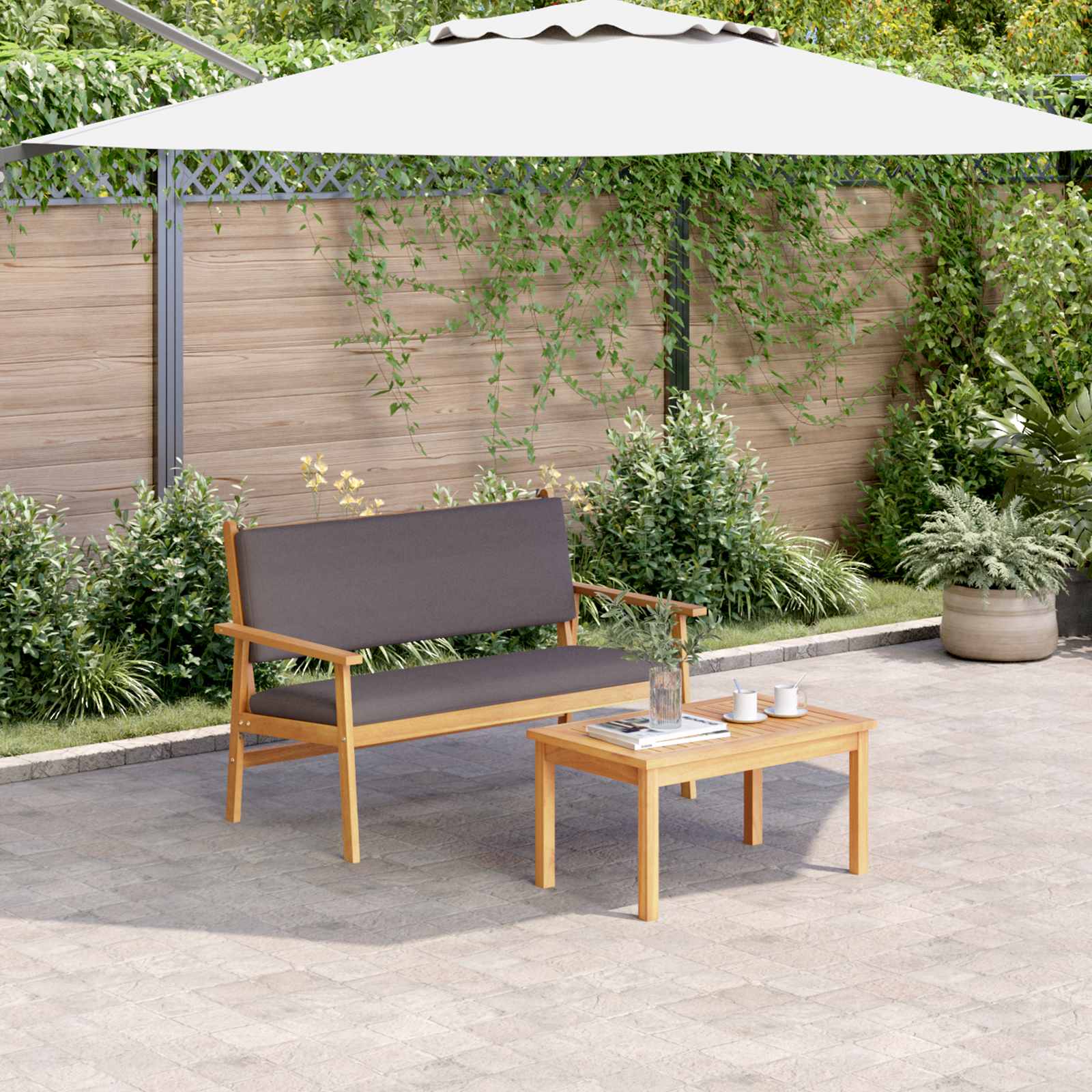 Premium Garden Sofa Set with Cushion Garden Gathering Essentials 