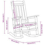 Functional Garden Rocking Chair Black 92 Daily Living Essential Home Comfort