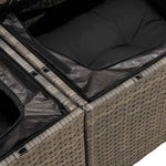 Stylish Garden Sofa with Cushion Grey Garden Gathering Urban Style