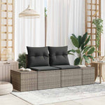 Stylish Garden Sofa with Cushion Grey Garden Gathering Urban Style