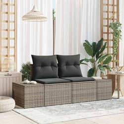 Stylish Garden Sofa with Cushion Grey Garden Gathering Urban Style 