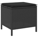 Versatile Garden Dining Set Black Poly Relaxing Seating Patio Relax