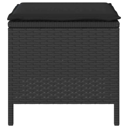 Versatile Garden Dining Set Black Poly Relaxing Seating Patio Relax 