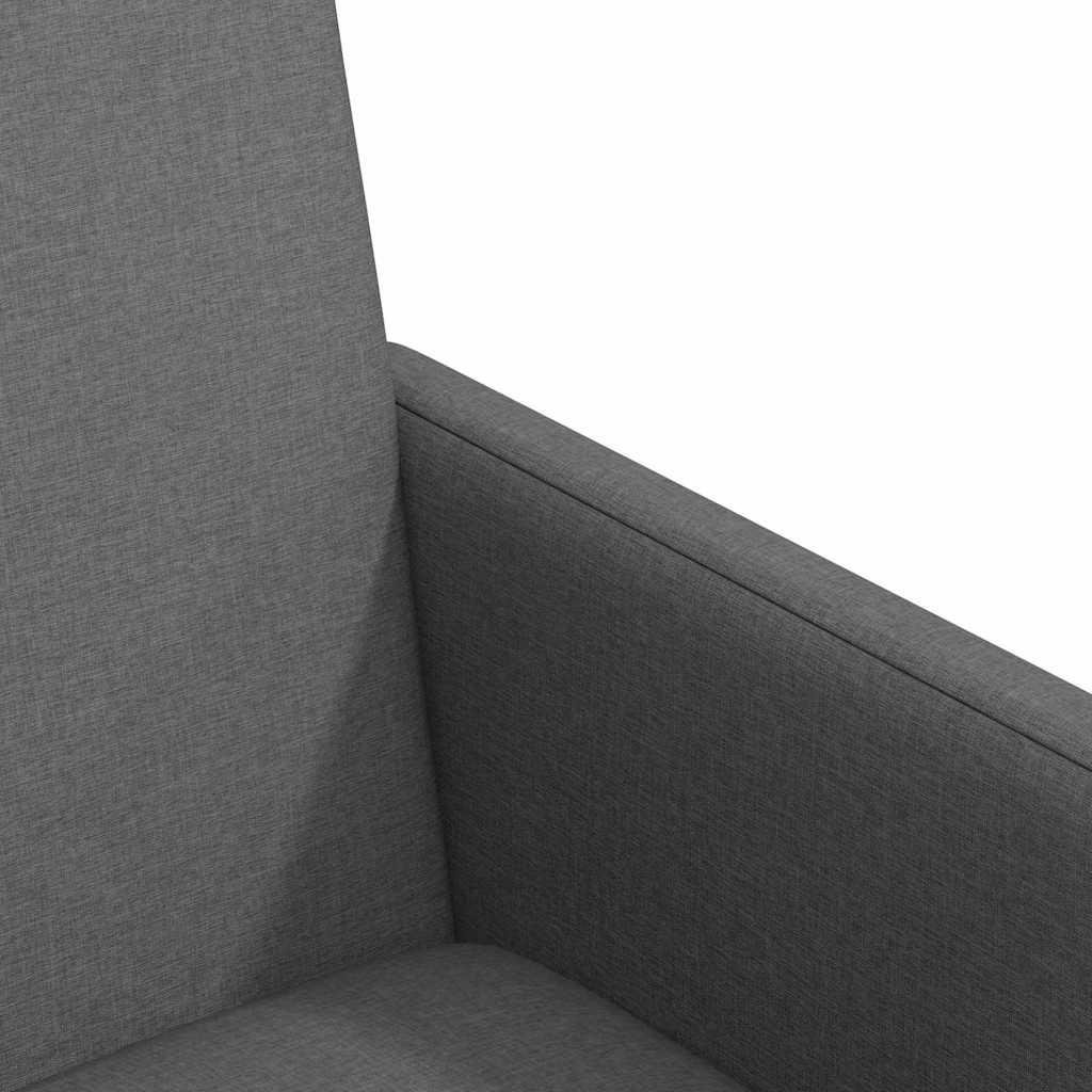 Stylish Dining Chairs 2 pcs Dark grey Fabric - Sleek Modern Look