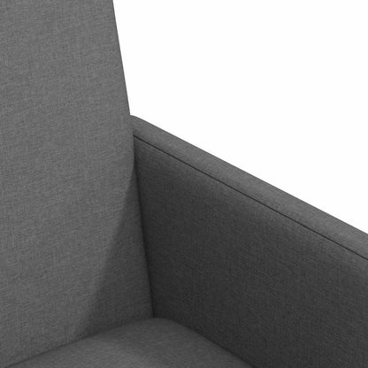 Stylish Dining Chairs 2 pcs Dark grey Fabric - Sleek Modern Look