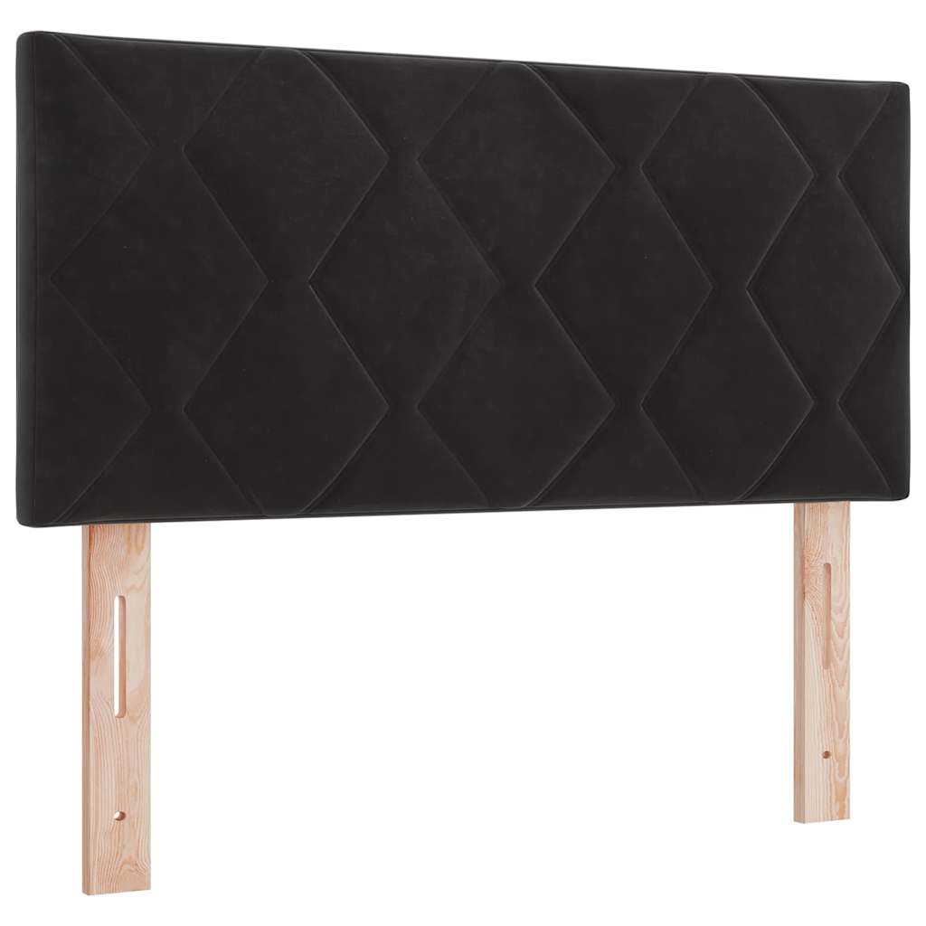 Black and White King Single Box Spring Bed with Durable Fabric Frame