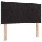 Black and White King Single Box Spring Bed with Durable Fabric Frame