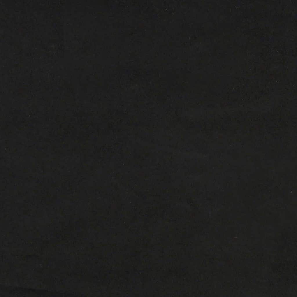 Black and White Box Spring Bed Fabric Frame with Medium Firm Mattress