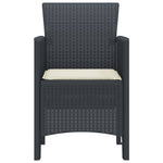 Premium Garden Chair 4 pcs Anthracite Living Space Upgrade Essentials