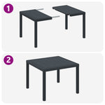 Minimalist Garden Dining Set 3 pcs Indoor Outdoor Use Essentials