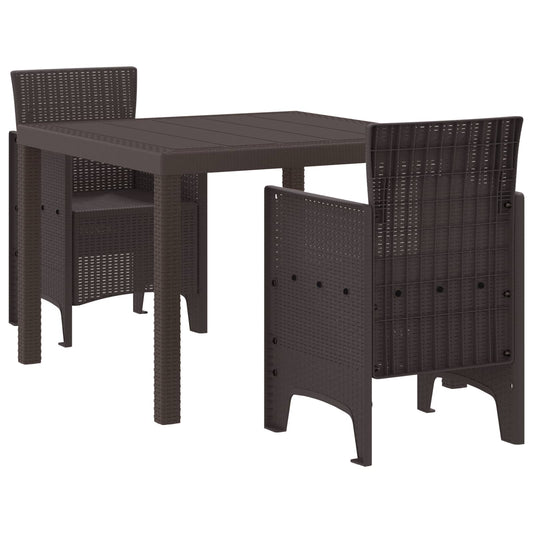 Comfortable Garden Dining Set 3 pcs Daily Living Essential Garden Leisure 