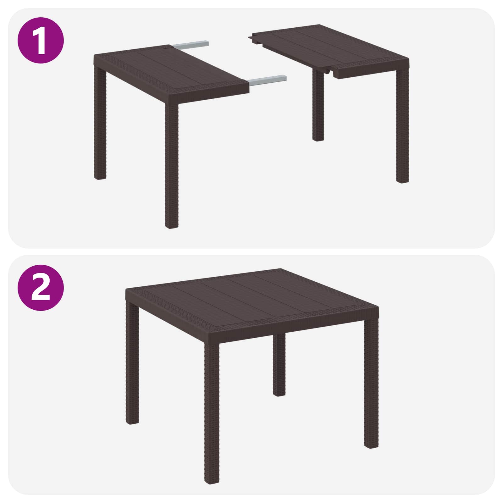 Comfortable Garden Dining Set 3 pcs Daily Living Essential Garden Leisure 