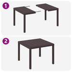 Decorative Garden Dining Set 3 pcs Home Decor Accent Patio Relax
