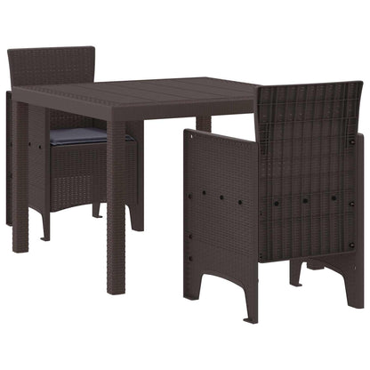 Modern Garden Dining Set 3 pcs Home Decor Accent Essentials 