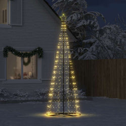 Contemporary LED Christmas Tree Warm White 100 Iron - Comfortable