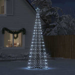Modern LED Christmas Tree Cool White 100 Iron - Durable Construction