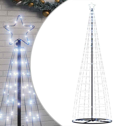Modern LED Christmas Tree Cool White 100 Iron - Durable Construction