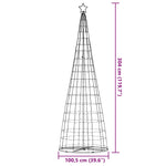 Modern LED Christmas Tree Cool White 100 Iron - Durable Construction