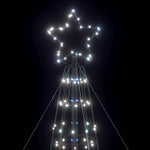 Cozy LED Christmas Tree Cool White Iron - Comfortable Design
