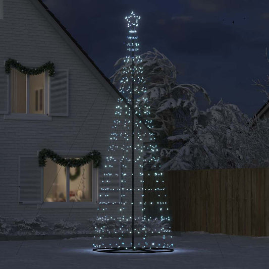 Cozy LED Christmas Tree Cool White Iron - Comfortable Design