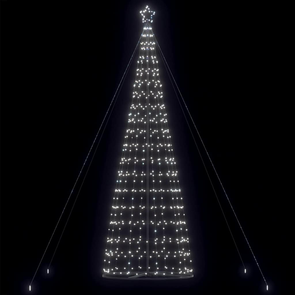 Cozy LED Christmas Tree Cool White Iron - Comfortable Design