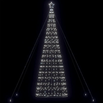 Cozy LED Christmas Tree Cool White Iron - Comfortable Design