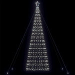 Cozy LED Christmas Tree Cool White Iron - Comfortable Design