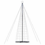 Cozy LED Christmas Tree Cool White Iron - Comfortable Design