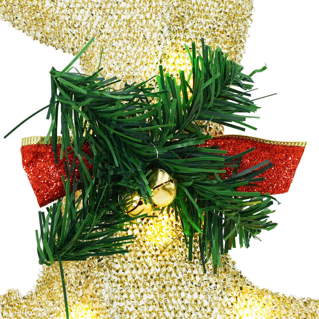 Stylish LED Reindeers 5 pcs Gold Fabric - Sleek Modern Look - Stylish