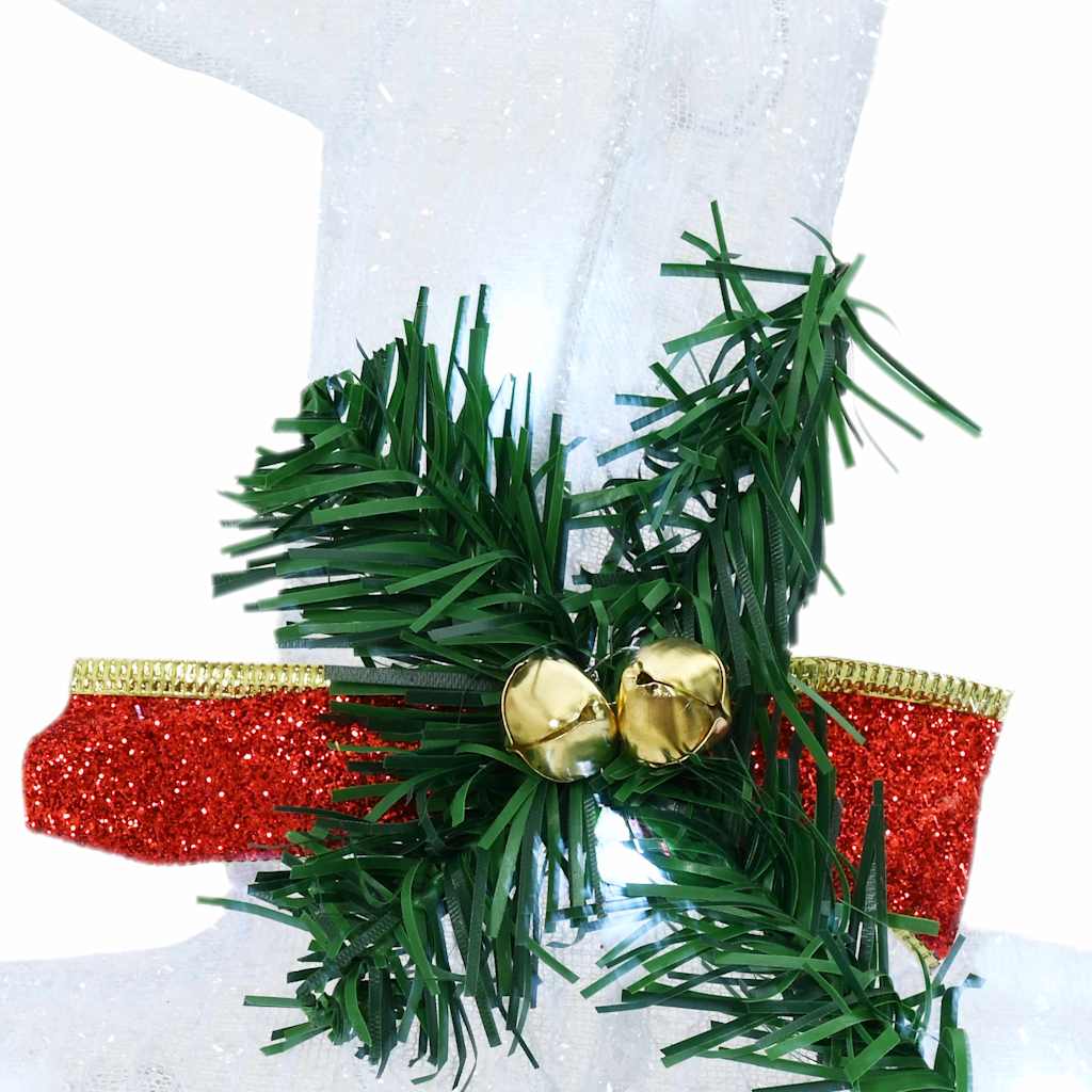 Functional LED Reindeers 5 pcs White Fabric - Durable Construction